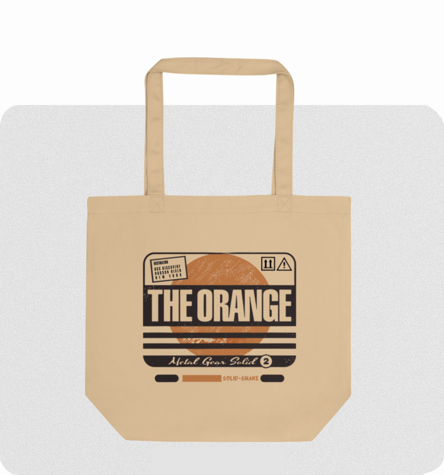 Solid Orange Tote Bag