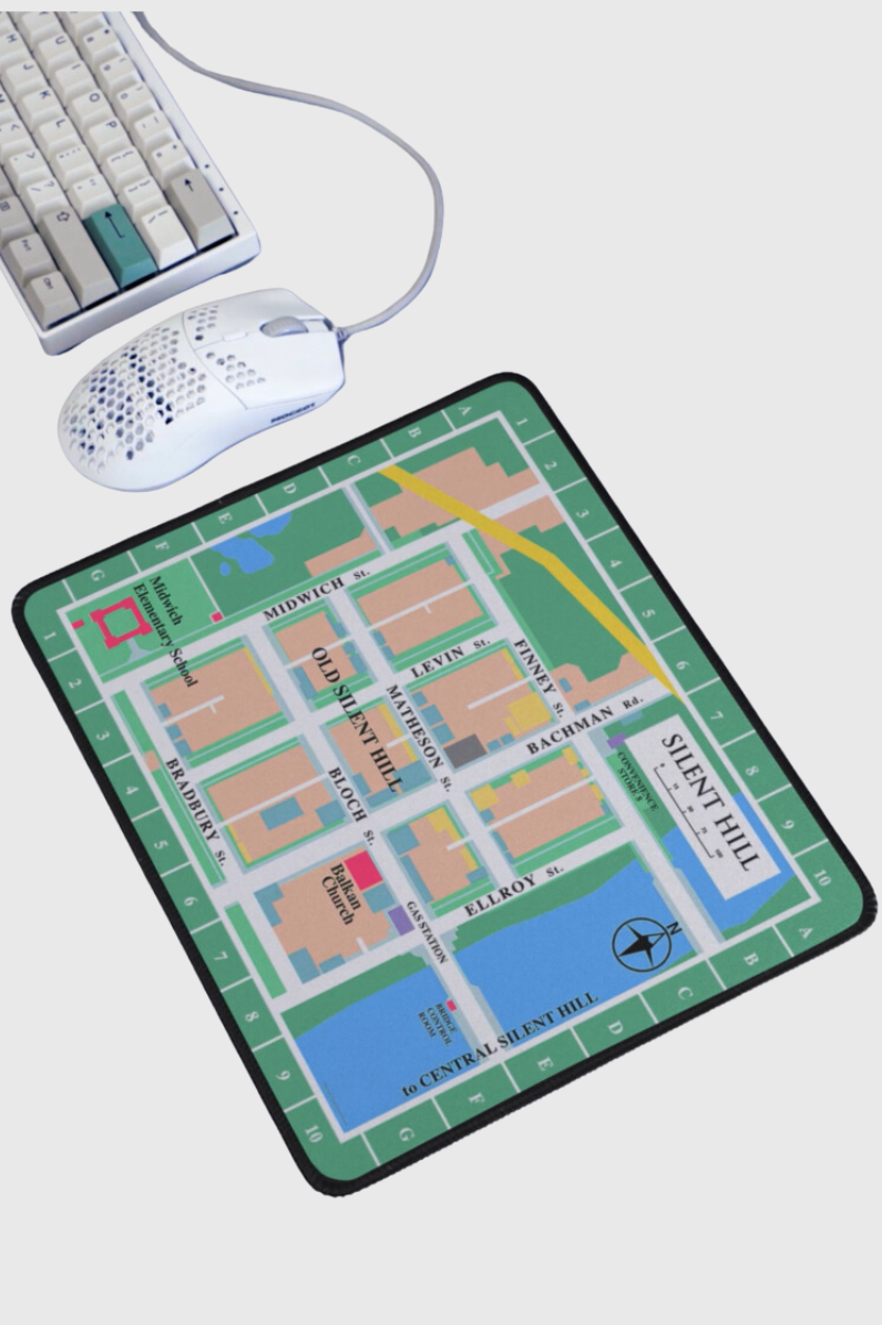 Silent Hill Map Mousepad