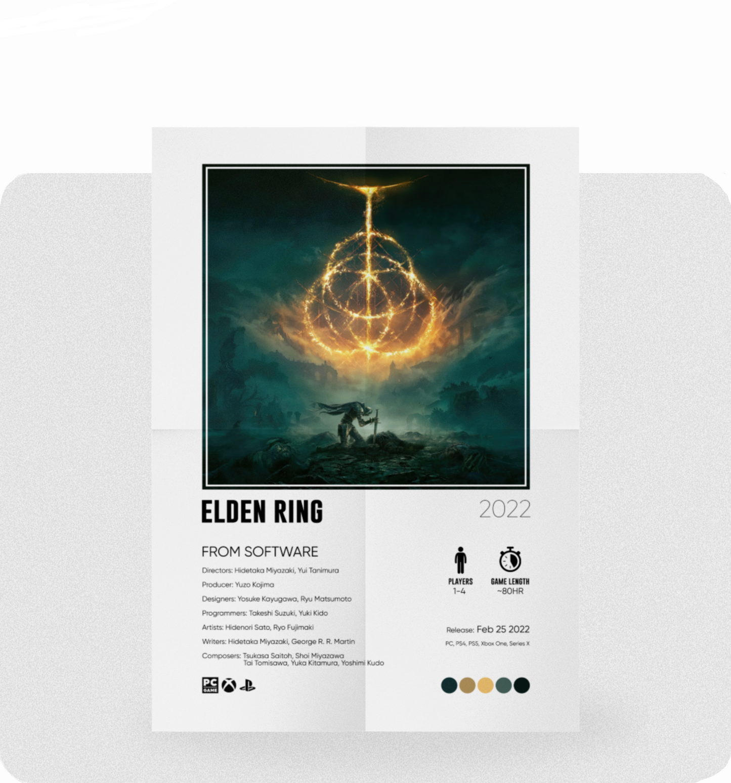 Aφίσα Elden Ring